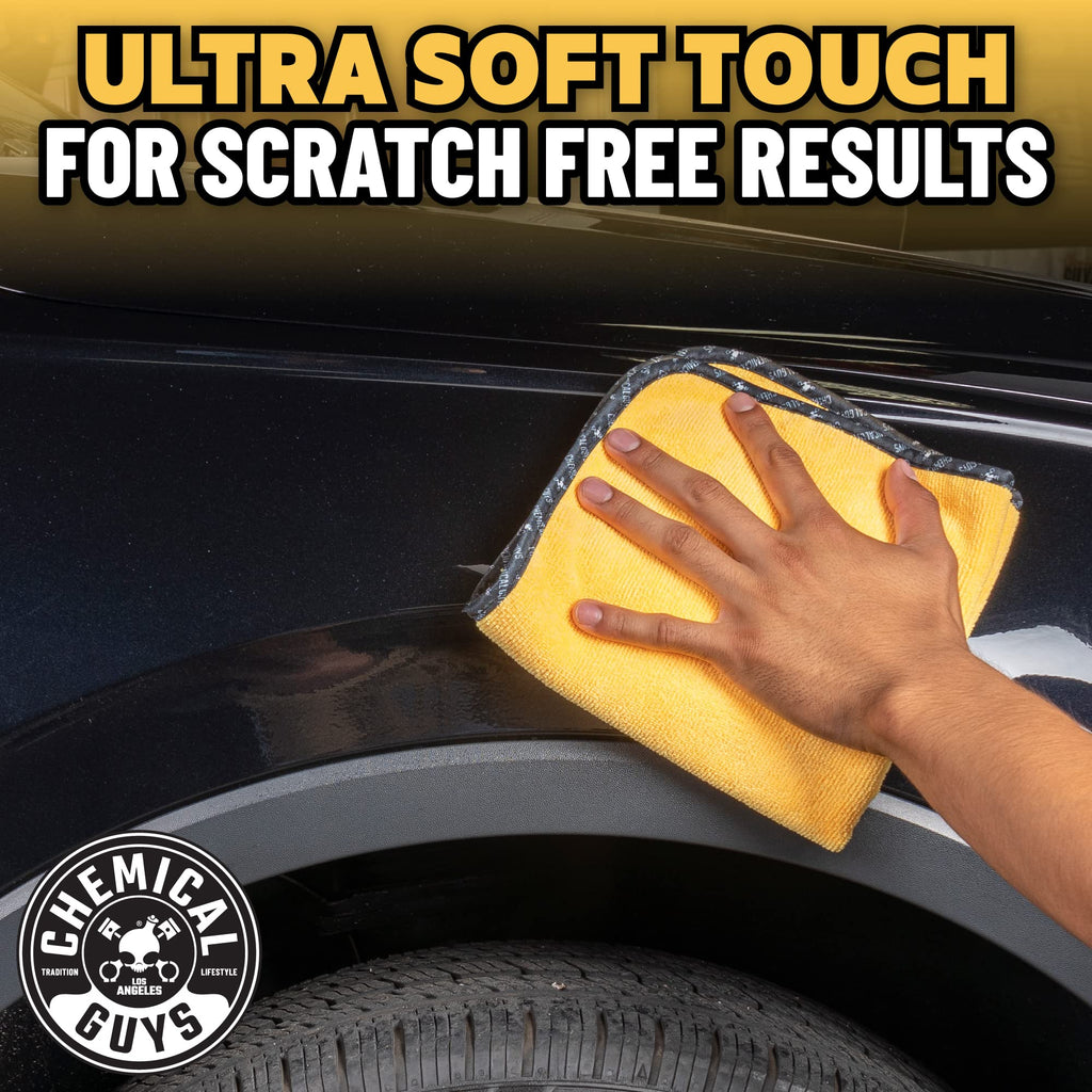 Chemical Guys ACC503 Mr. Sprayer Pressure Atomizer & Pump Sprayer (50 oz Bottle) + WAC_707 EcoSmart Hyper Concentrated Waterless Car Wash Wax, 128 oz + MIC_506_12 Microfiber Towels, Gold (16"x16")
