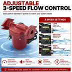 95906630 Hot Water Circulator Pump 115V 1/3 HP Fits for Grundfos UPS26-150F