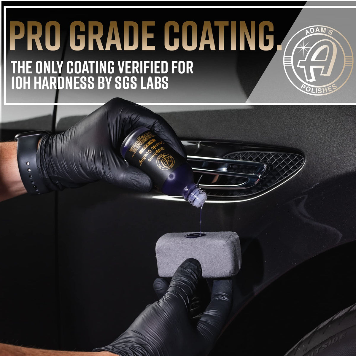 Adam's Advanced Graphene Ceramic Coating (Complete Kit) - 10H Graphene Coating for Auto Detailing, 9+ Years of Car Protection & Patented UV Technology