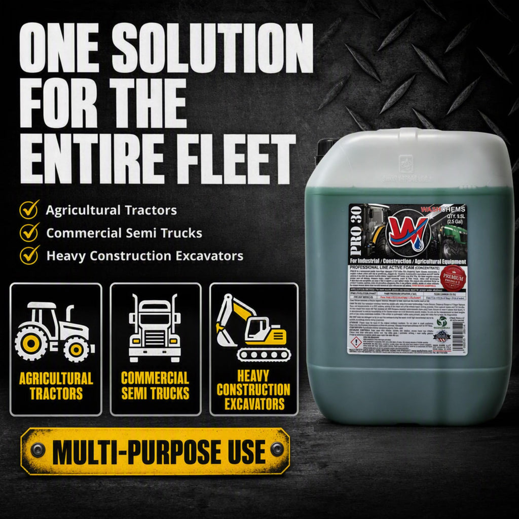 Wash Chems Pro30 Car Wash High Concentrated Auto Foam Soap - 2.5 Gallons