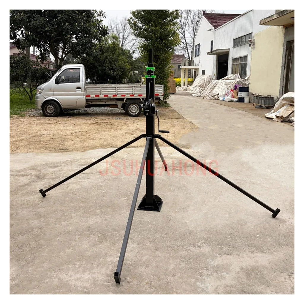 Durable 5m 6m Hand Winch Lifting Telescopic Mast Camera Pole LED Light Tower Antenna Mast