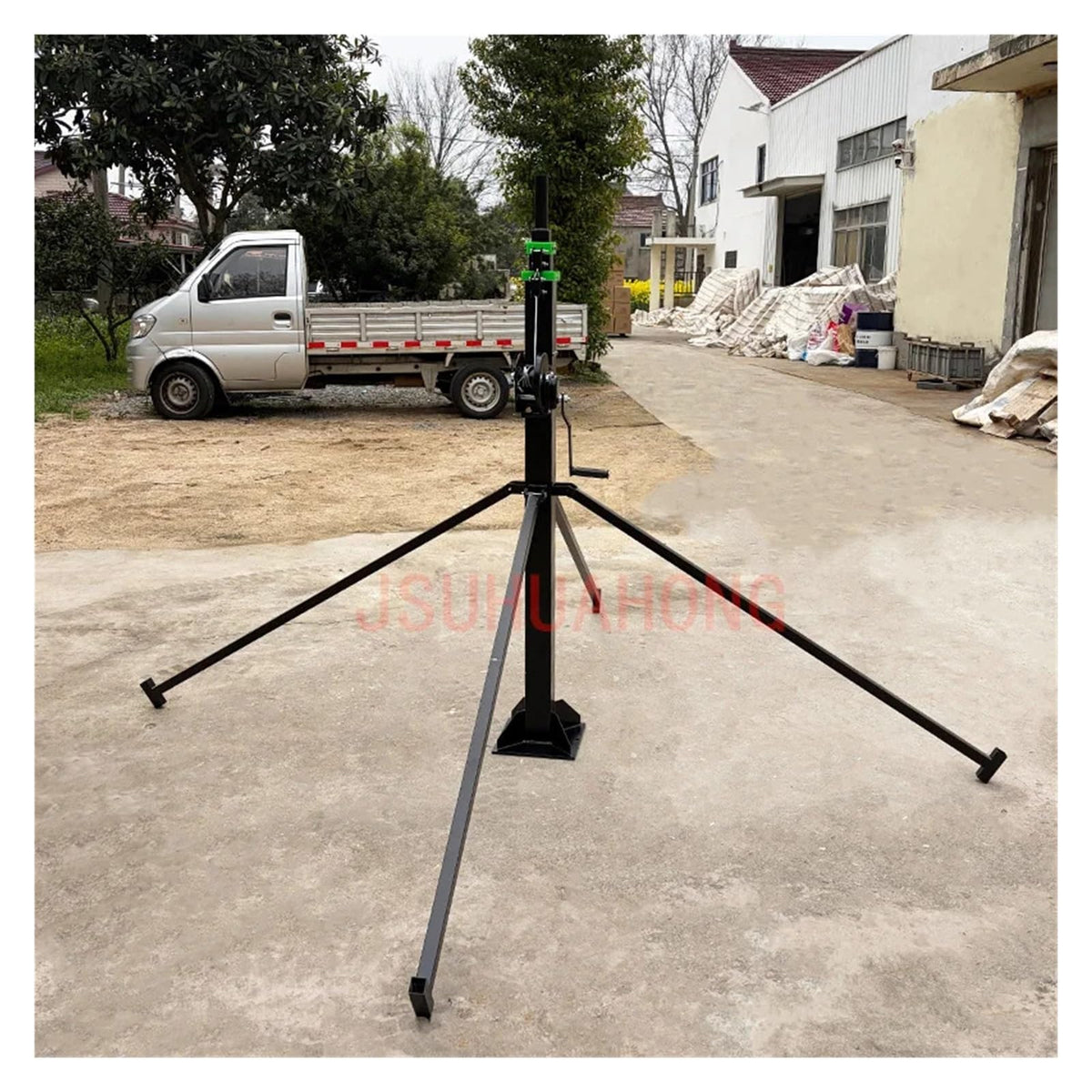 Durable 5m 6m Hand Winch Lifting Telescopic Mast Camera Pole LED Light Tower Antenna Mast