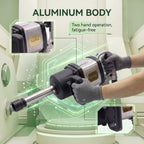 1" Air Impact Wrench, 1770 ft-lbs Heavy Duty Pneumatic Impact Gun with 9" Extended Anvil, Pinless Single Hammer, D-Handle, Includes 38mm & 41mm Sockets, for Semi-Truck & Heavy Equipment
