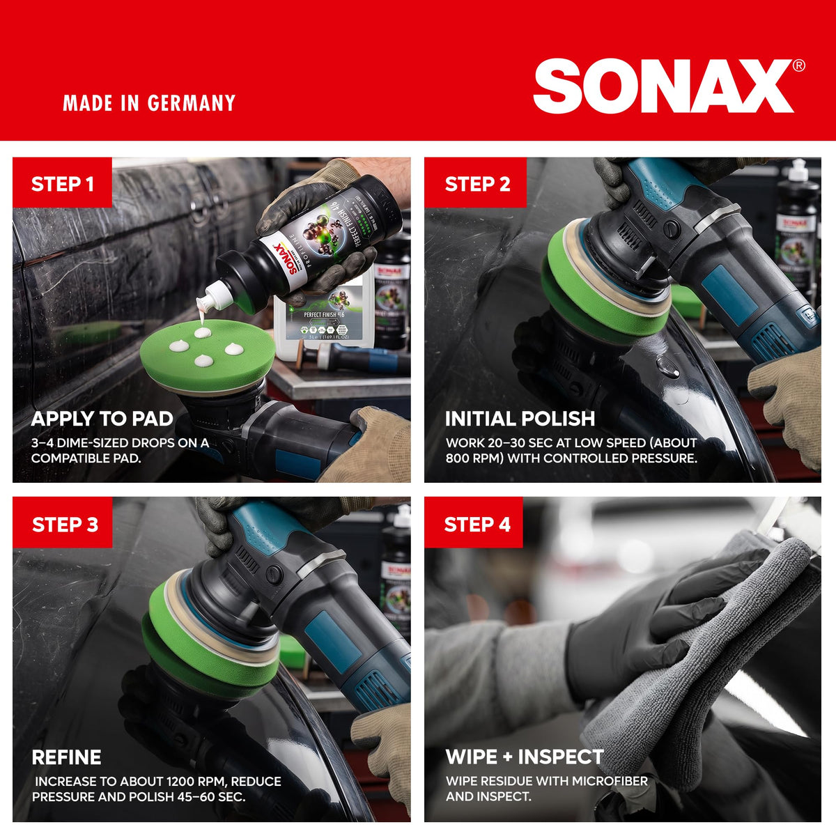 SONAX Perfect Finish Car Scratch Remover & Polishing Compound, 5L