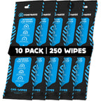 Fortress Car Interior Cleaner Wipes, Microfiber Cloth (25 ct, Pack of 64)