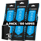 Fortress Car Interior Cleaner Wipes, Microfiber Cloth (25 ct, Pack of 63)
