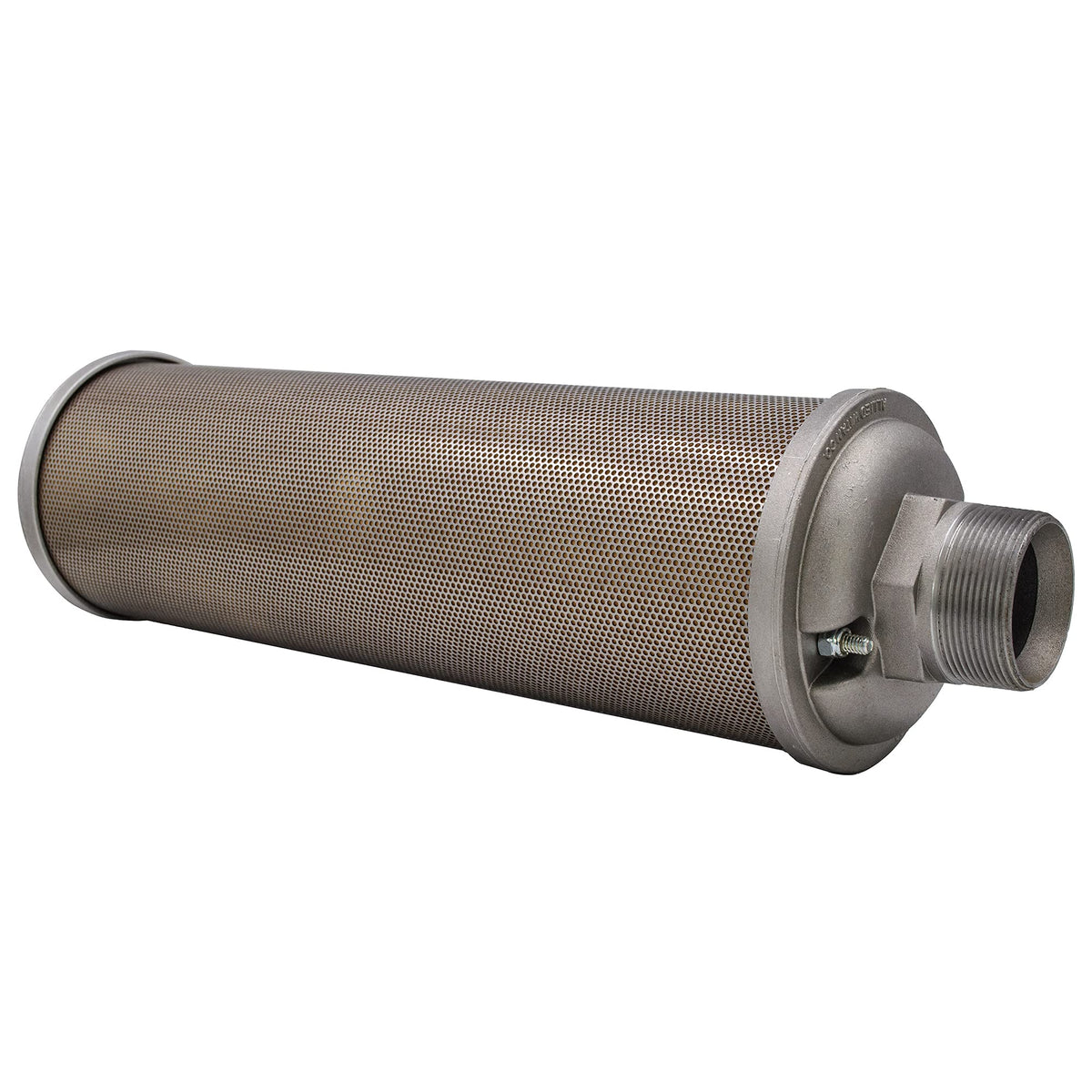 ALWITCO M20 Atomuffler Air Exhaust Muffler | 2 in NPT Male, Single Chamber, 125 PSI | Replacement Part | General Purpose | for Compressed Air Equipment & Systems