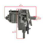 Caltric Hydraulic Lift Pump Compatible with Massey Ferguson 148 152F 152S 152V 158 165 168 185 188 1004 1200 1250 230 231 240 245 250 253 255 260 263 265 275 290 265 299