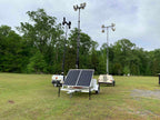1.06 kW Solar Light Tower - 30' Light Tower - 7.5' Trailer - (6) 60W LED Lamps - (4) 250aH 4D Batteries