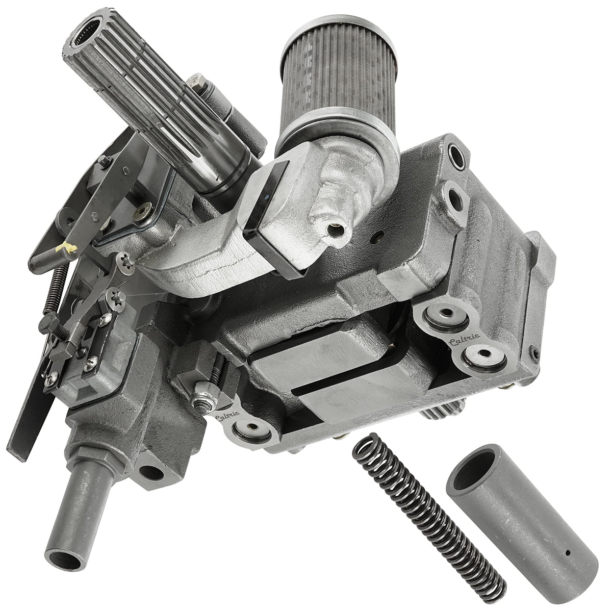 Caltric Hydraulic Lift Pump Compatible with Massey Ferguson 148 152F 152S 152V 158 165 168 185 188 1004 1200 1250 230 231 240 245 250 253 255 260 263 265 275 290 265 299