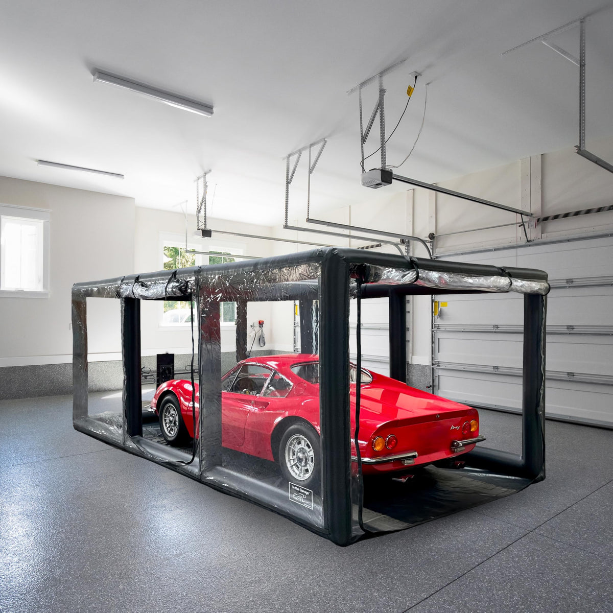 IN THE GARAGE Ultimate Car Shield, Indoor Shelter, Carbon Finish 18ft