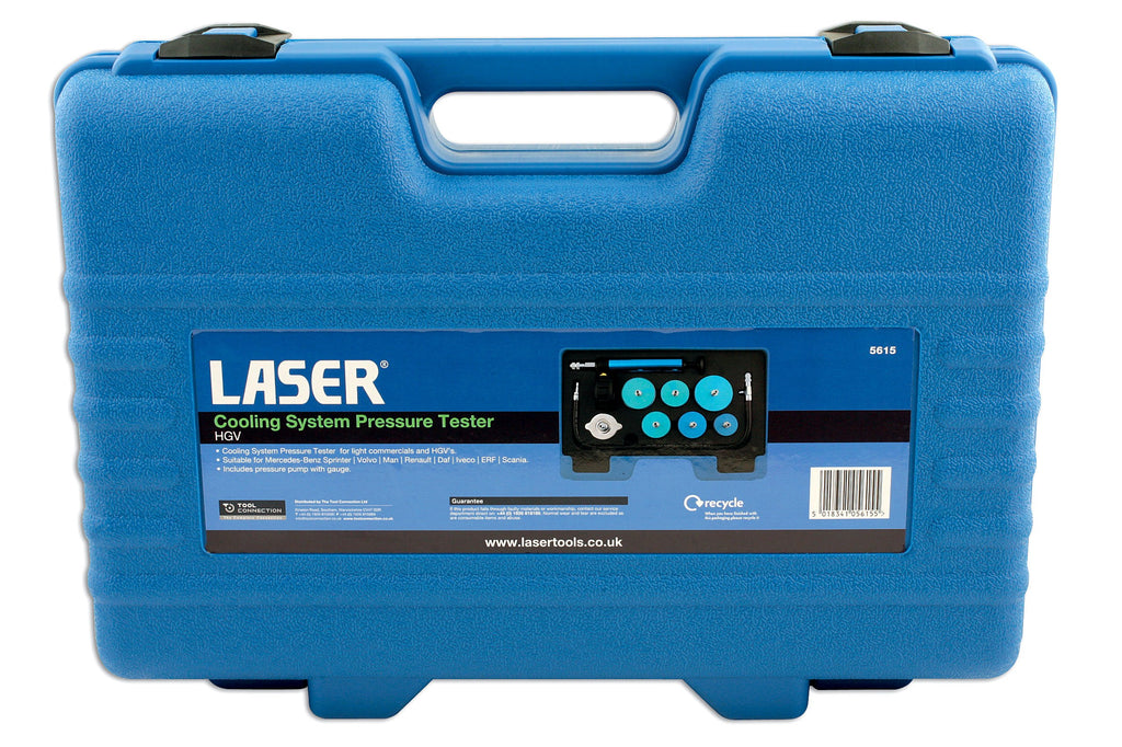 Laser 5615 Cooling System Pressure Tester - for HGV