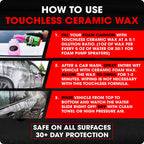 Swift Touchless Ceramic Foamable Wax (5 Gallon) – Spray On/Rinse Off For High-Gloss, Hydrophobic Protective Layer | For Foam Cannon & Foam Pump Sprayer After Car Wash | Wax Cars, Trucks, RV’s & More!