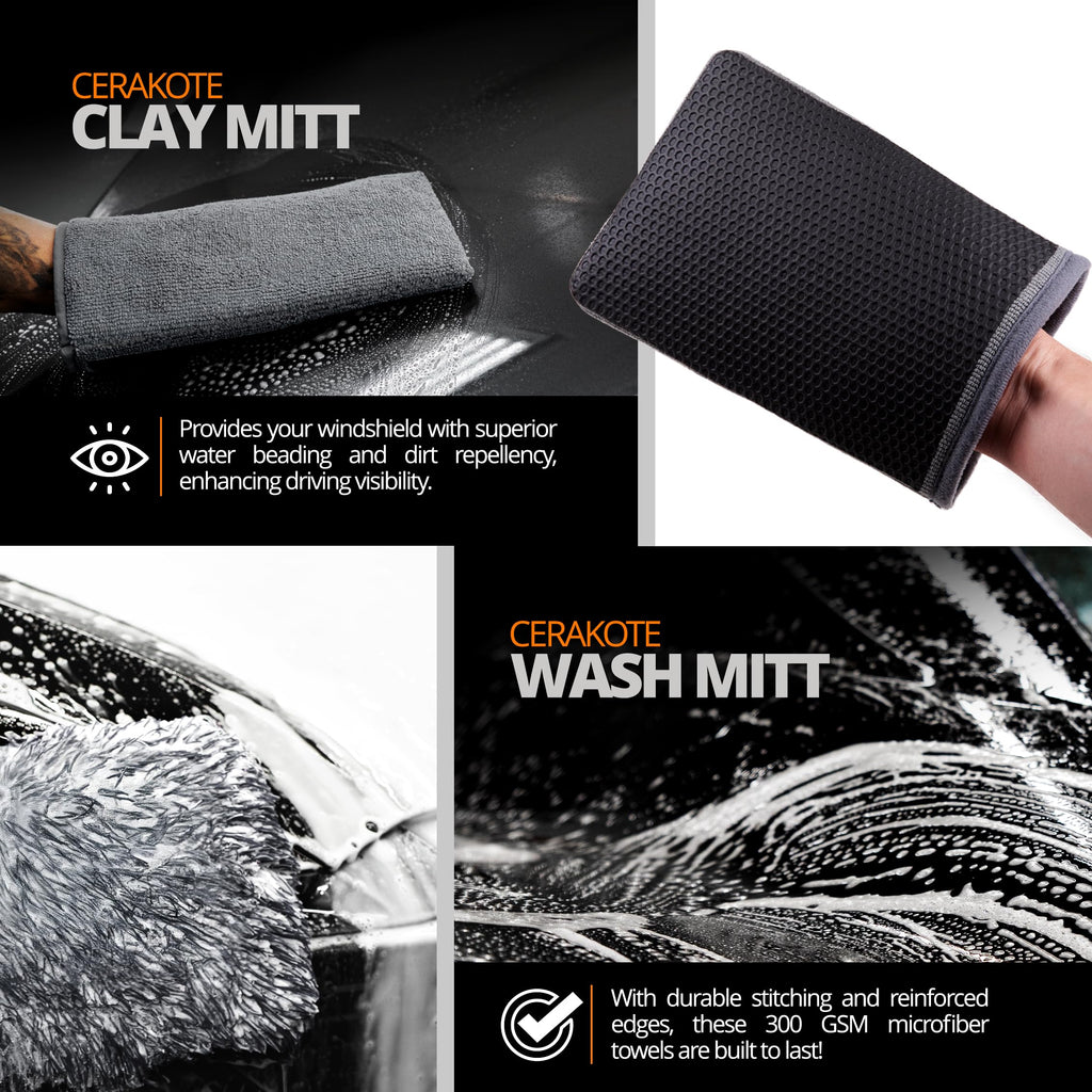 CERAKOTE® Car Wash and Detailing Kit, All In, 11 Piece
