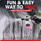 Swift Touchless Ceramic Foamable Wax (5 Gallon) – Spray On/Rinse Off For High-Gloss, Hydrophobic Protective Layer | For Foam Cannon & Foam Pump Sprayer After Car Wash | Wax Cars, Trucks, RV’s & More!