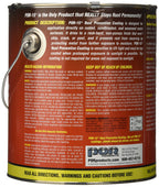 POR-15 Rust Preventive Coating, Stop Rust and Corrosion Permanently, Anti-rust, Non-porous Protective Barrier, 128 Fluid Ounces, Semi-gloss Black